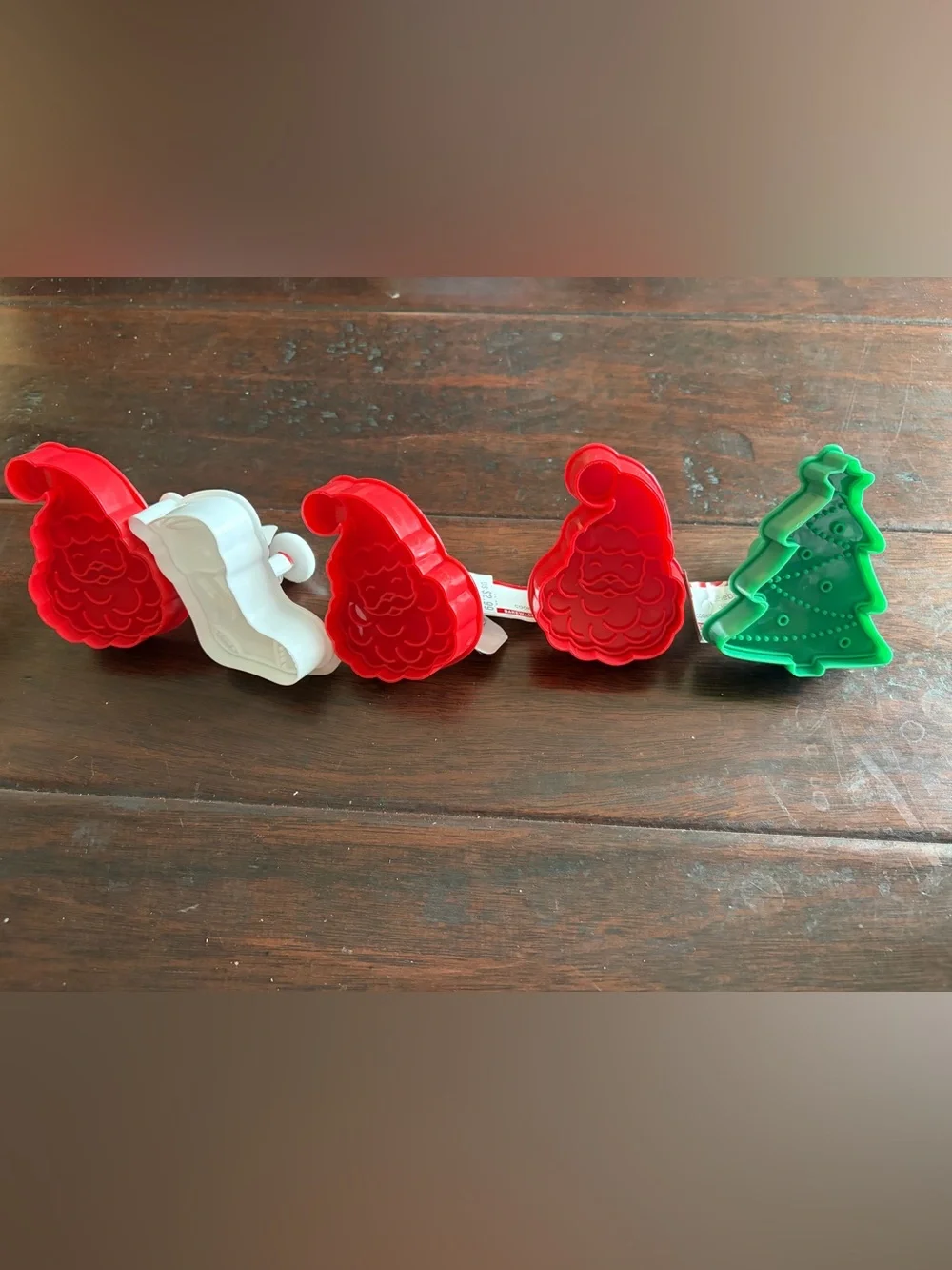 Celebrate It Christmas Cookie Stamp Set in Red, White & Green
